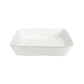 Nova Rectangle Baker White 35cm