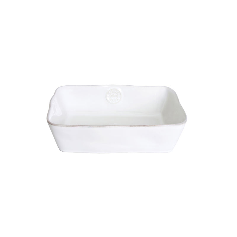 Nova Rectangle Baker White 25cm