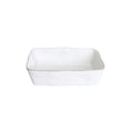 Nova Rectangle Baker White 25cm