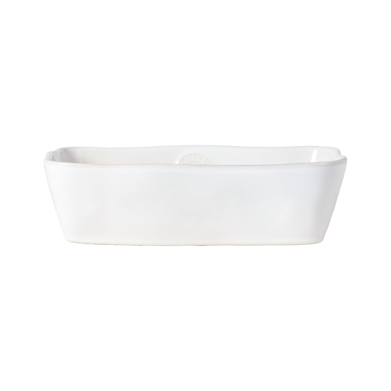 Nova Rectangle Baker White 25cm