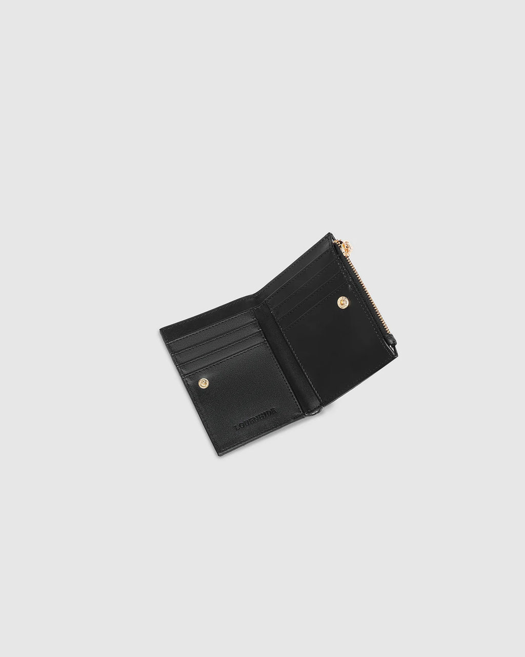 Lily Woven Wallet Black