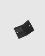 Lily Woven Wallet Black