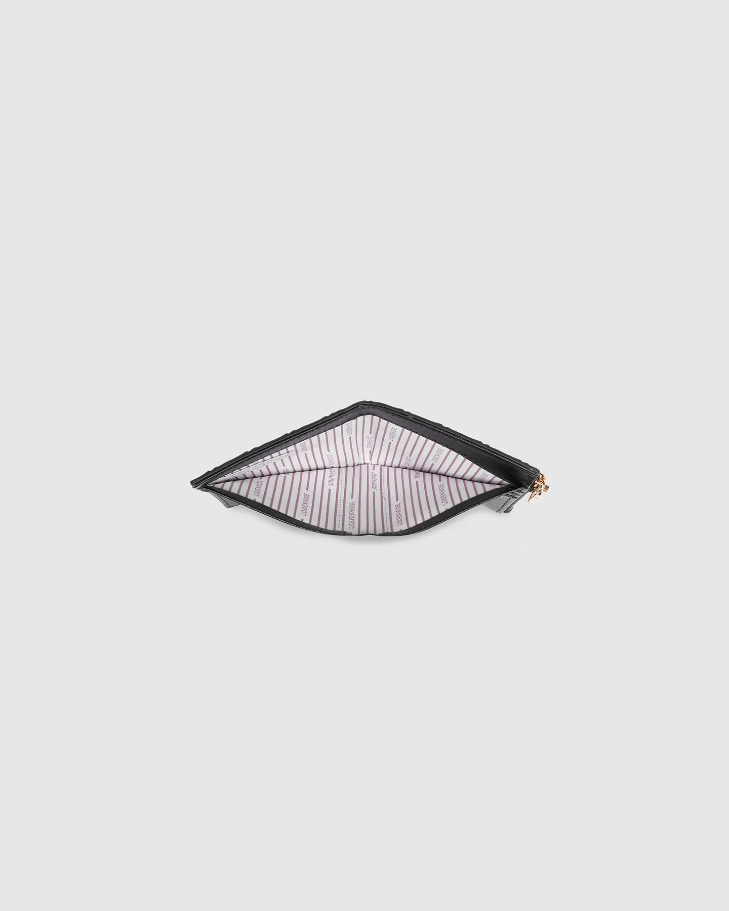 Lily Woven Wallet Black