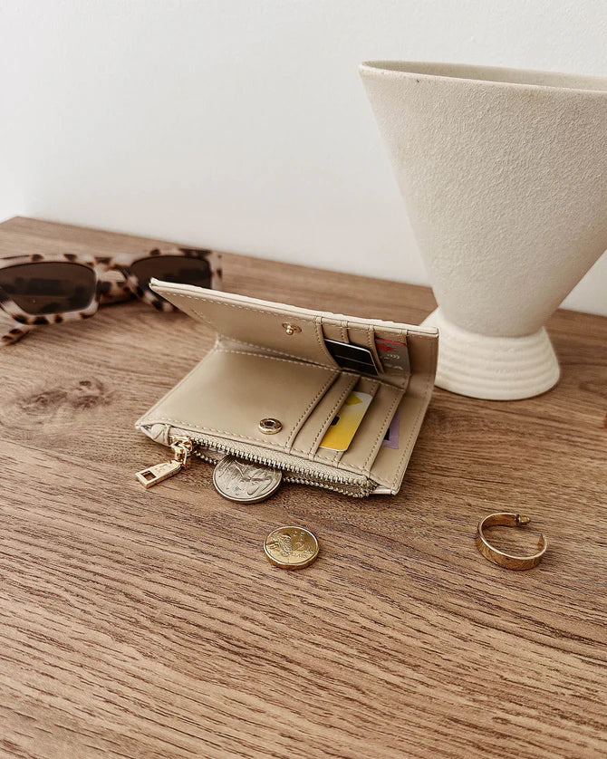 Lily Woven Wallet Malt