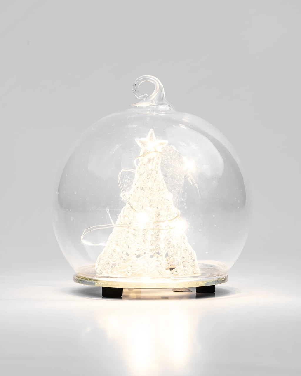 Glass Tree Globe 10cm