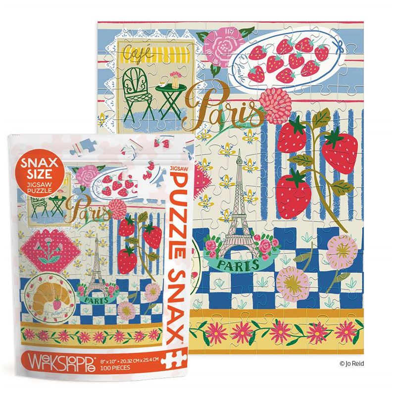Paris Cafe 100piece Puzzle Snax