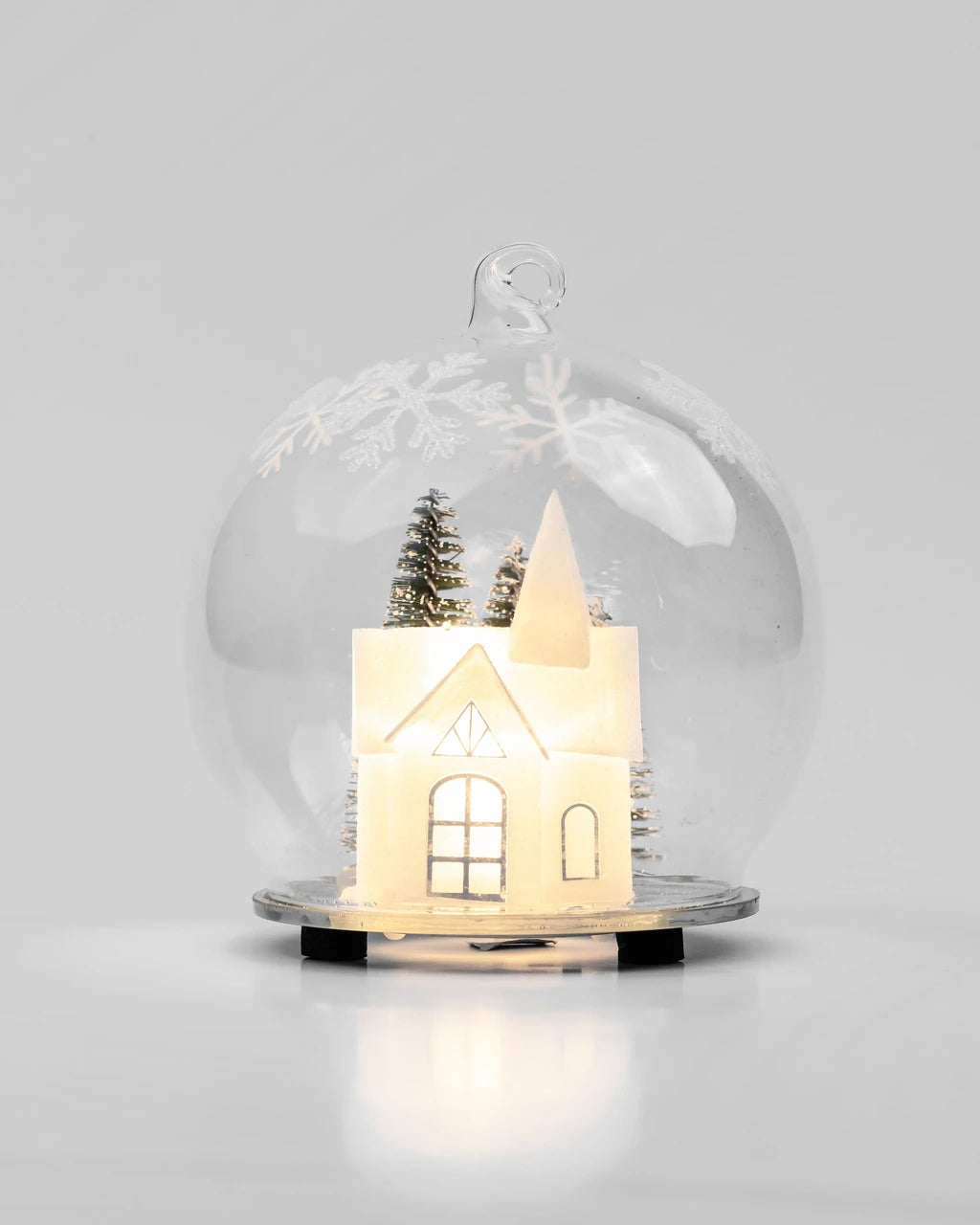 Glass Church Globe 10cm