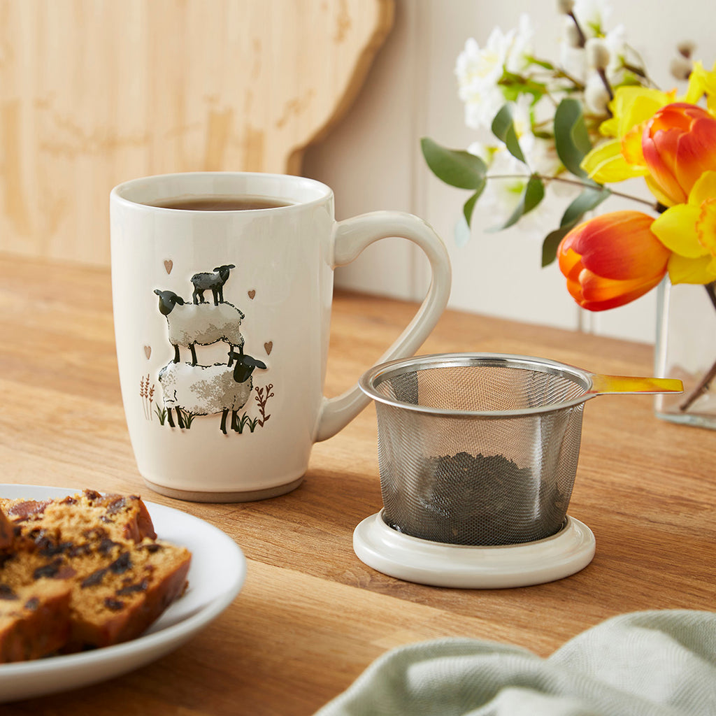 Highland Sheep Infuser Mug