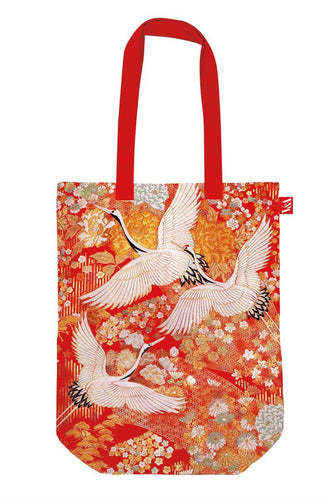 Kimono Crane Tote Bag