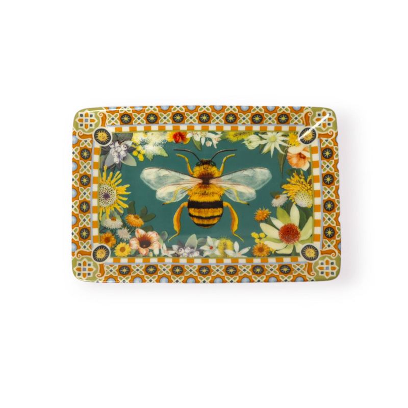 Bee Rectangle Trinket Tray