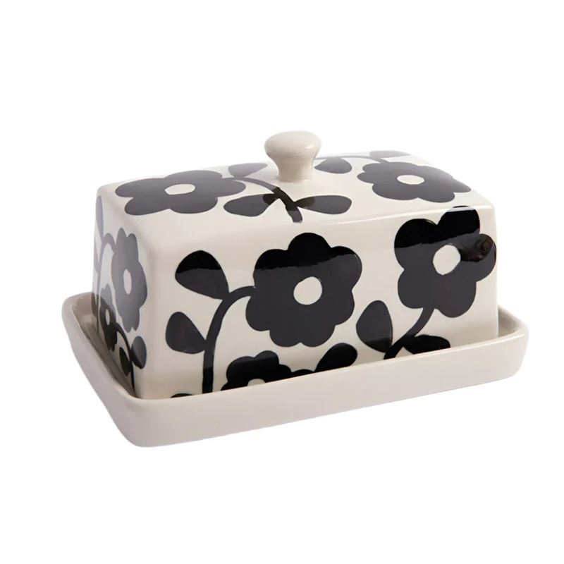 Mono Bloom Butter Dish Caroline Gardiner