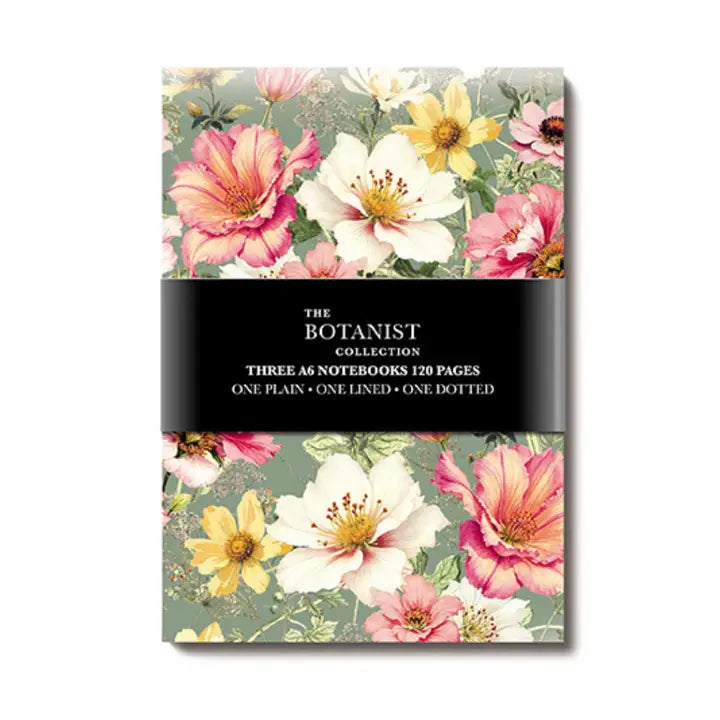 Botanist A6 Notebook Set of 3