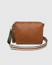 Load image into Gallery viewer, Daisy Tan Stripe Crossbody Bag