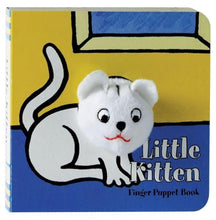 Load image into Gallery viewer, Little Kitten Finger Puppet Book