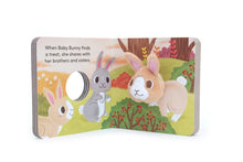 Load image into Gallery viewer, Baby Bunny Finger Puppet Book
