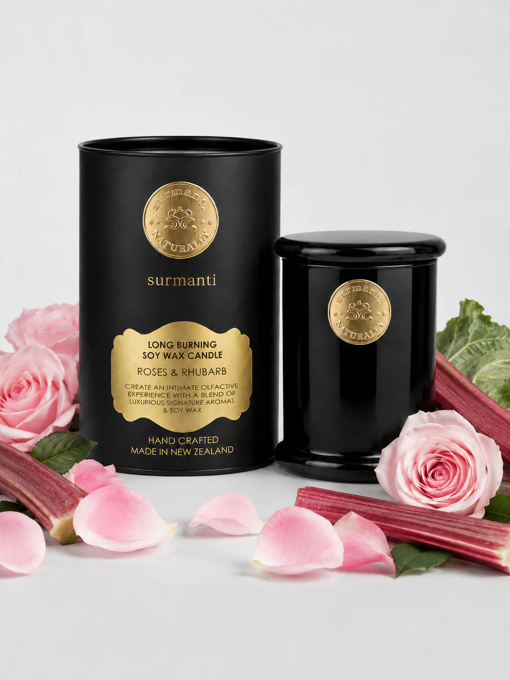 Roses & Rhubarb Candle