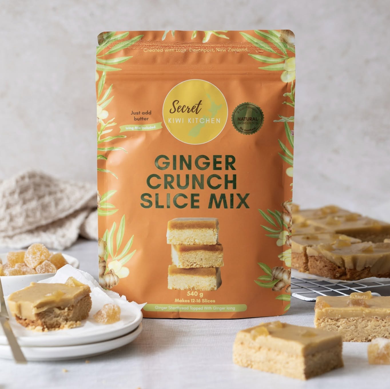 Ginger Crunch Slice Mix 540gm