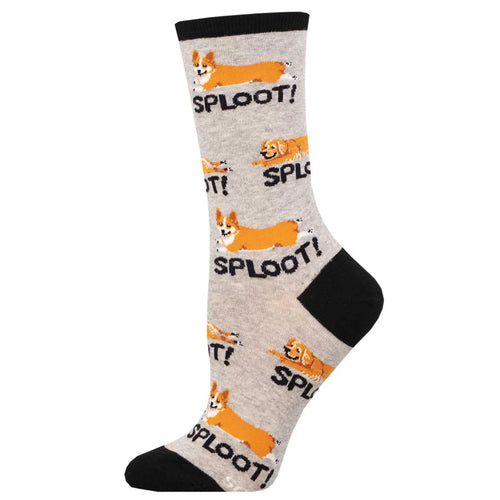 W Sploot Light Gray Heather Socks