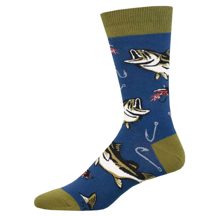 M All About the Bass Navy Socks