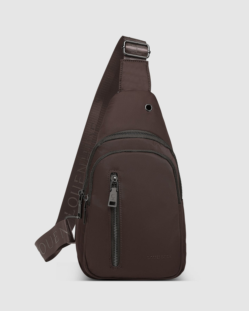 Boyd Nylon Sling Bag Chocolate