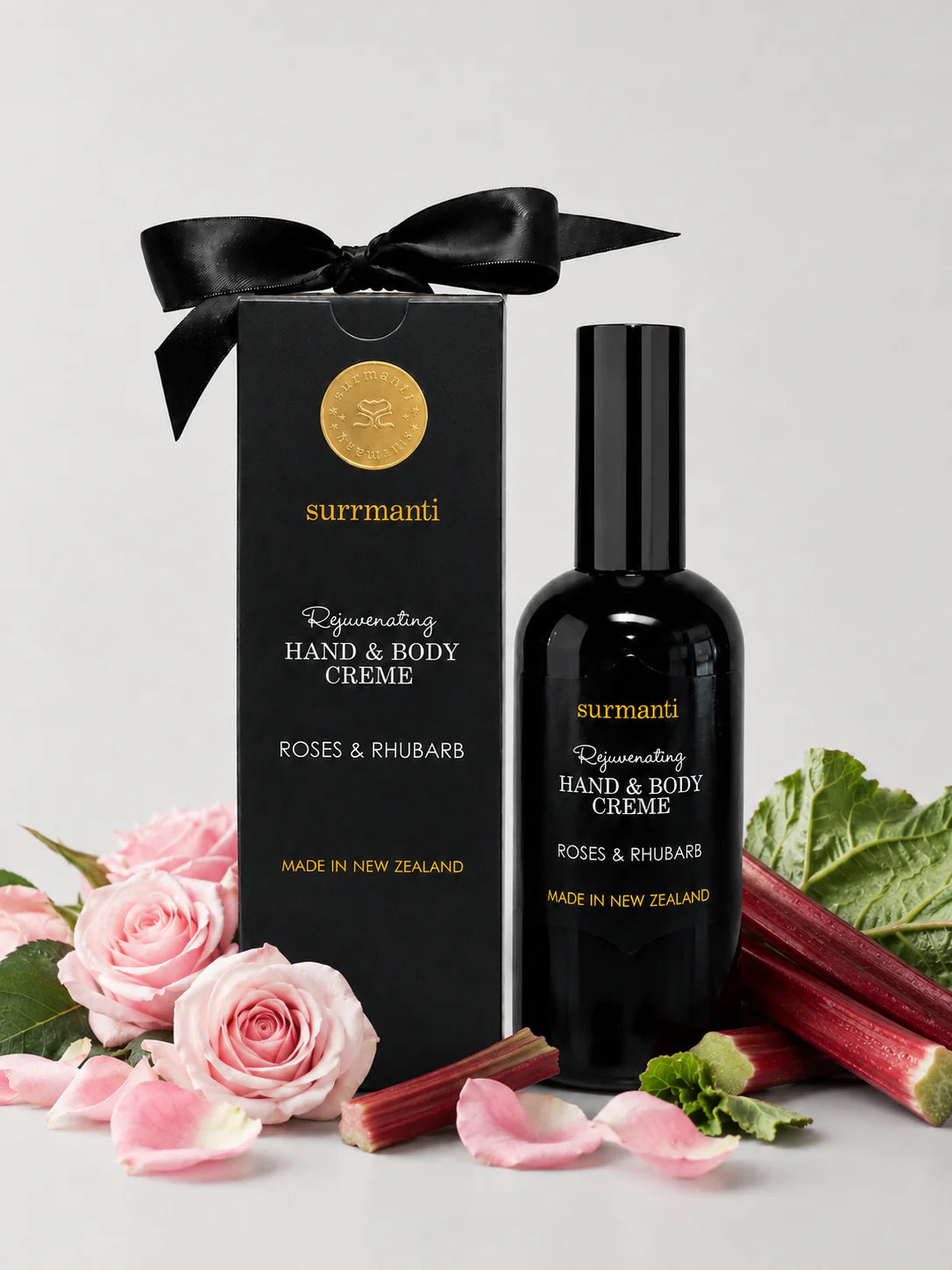 Roses & Rhubarb Hand & Body Cream 120ml