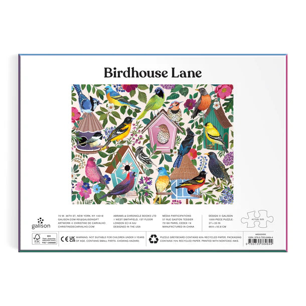 Birdhouse Lane 1000pce Puzzle