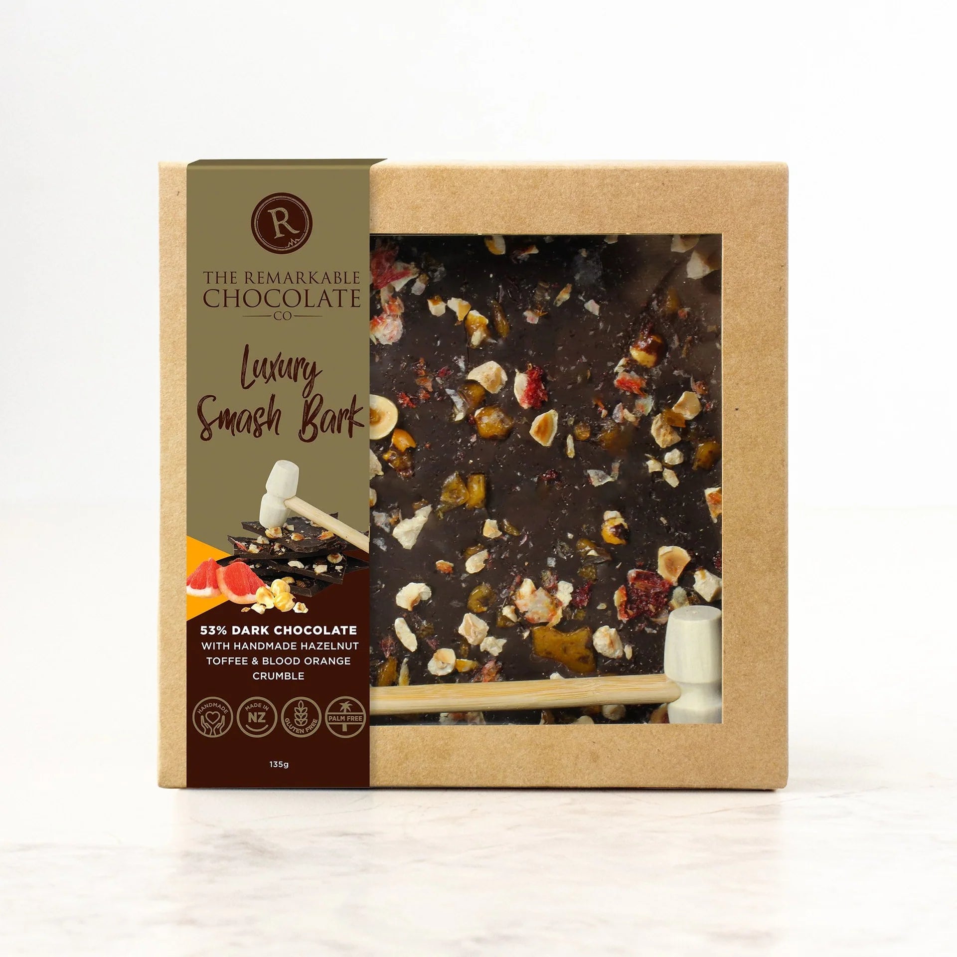 Remarkable Smash Bark Hazelnut & Orange