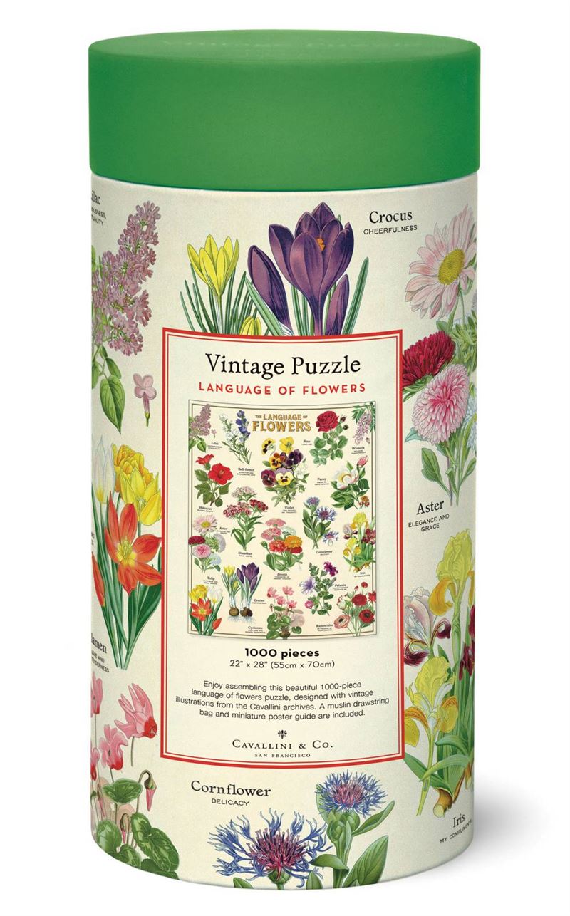 Language of Flowers 1000pce Vintage Puzzle