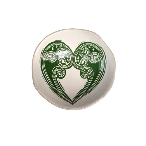 Aroha Fern Green & White 7cm Bowl