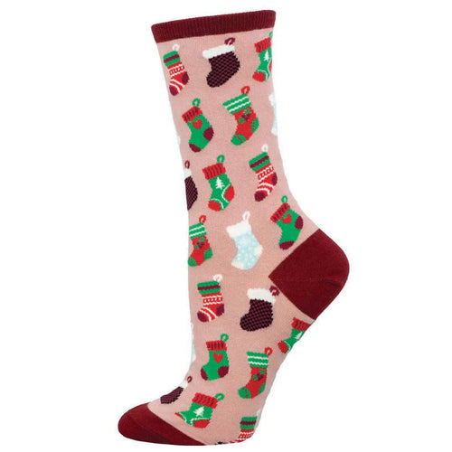 W Stocking Stuffers Pink Socks