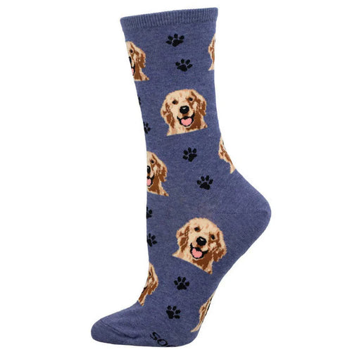 W Whos a Good Boy Denim Heather Socks