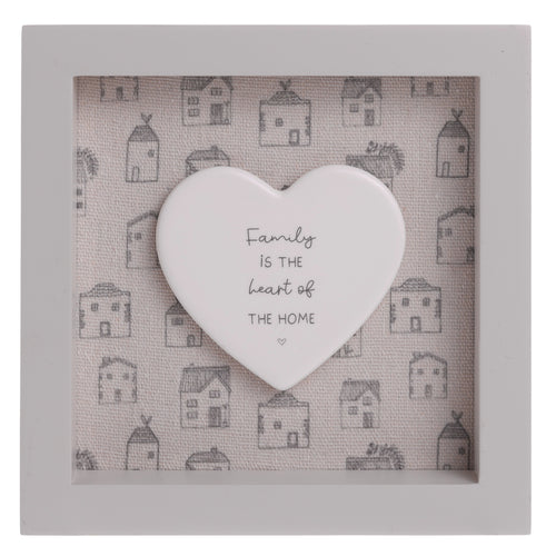 Moments Framed Family Plaque