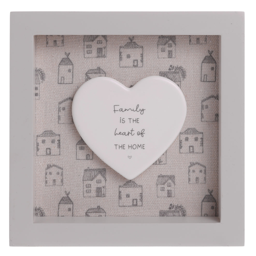 Moments Framed Family Plaque