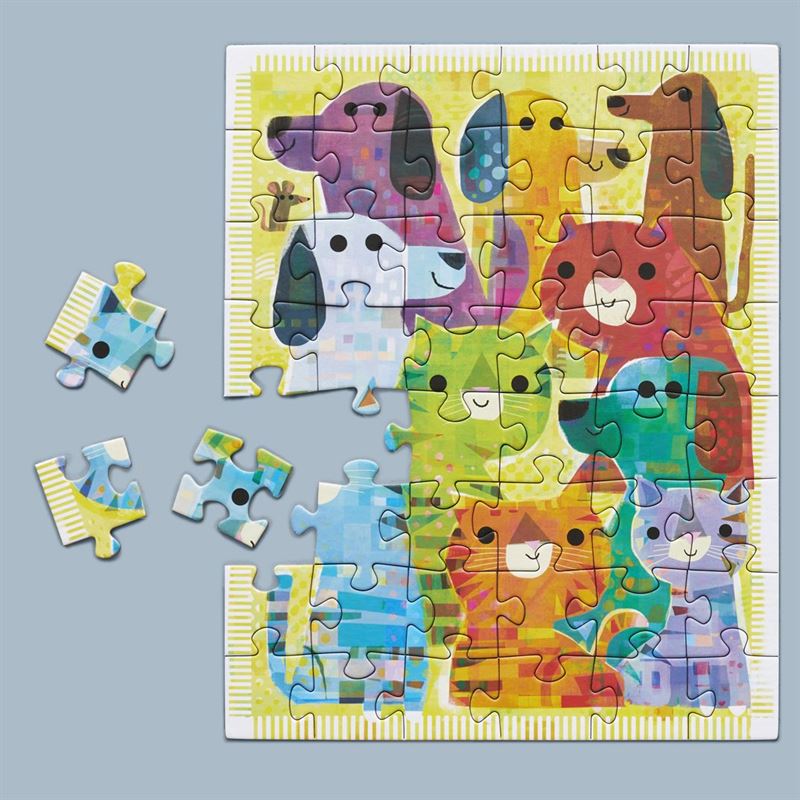 Tats & Dogs 48pce Puzzle Snax