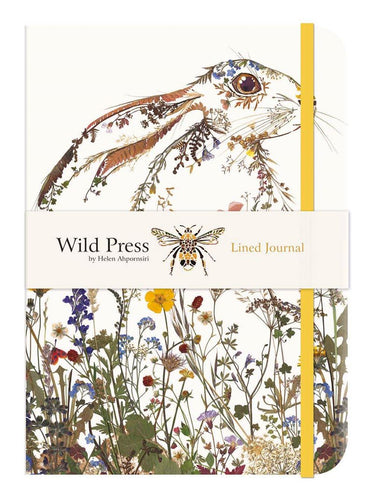 Wildflower Hare Lined Elastic Journal
