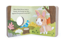 Load image into Gallery viewer, Baby Bunny Finger Puppet Book