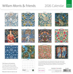 William Morris & Friends 2026 Wall Calender