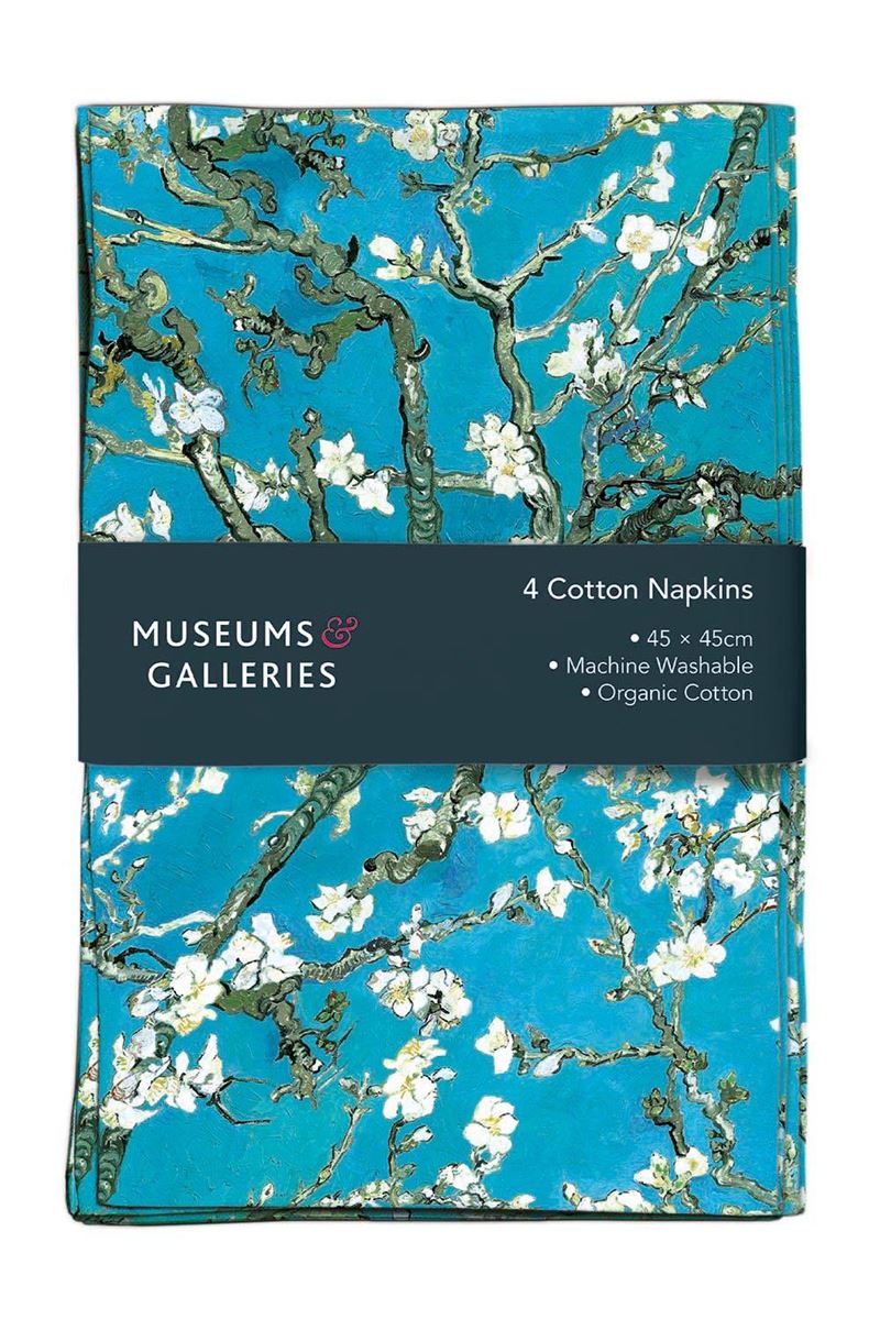 Almond Branches Cotton Napkin Set of 4