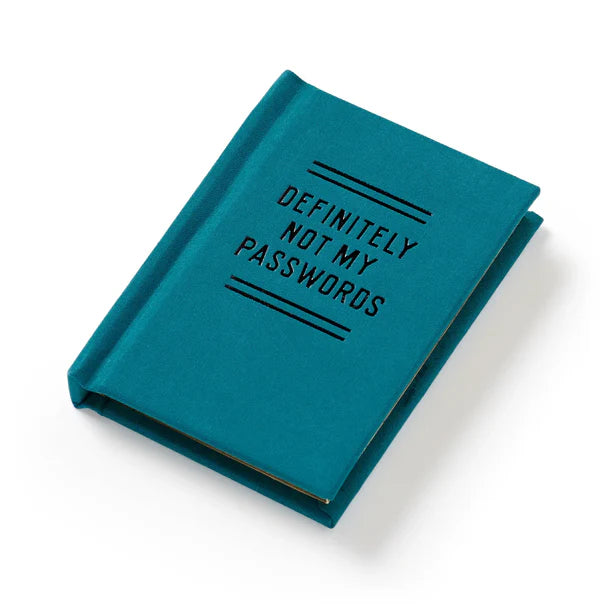 Definitely Not My Passwords Tiny Diary