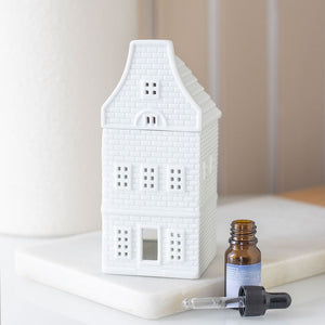 White Nordic House Ceramic Burner