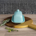 Eggshell Blue Rectangle Butter Dish