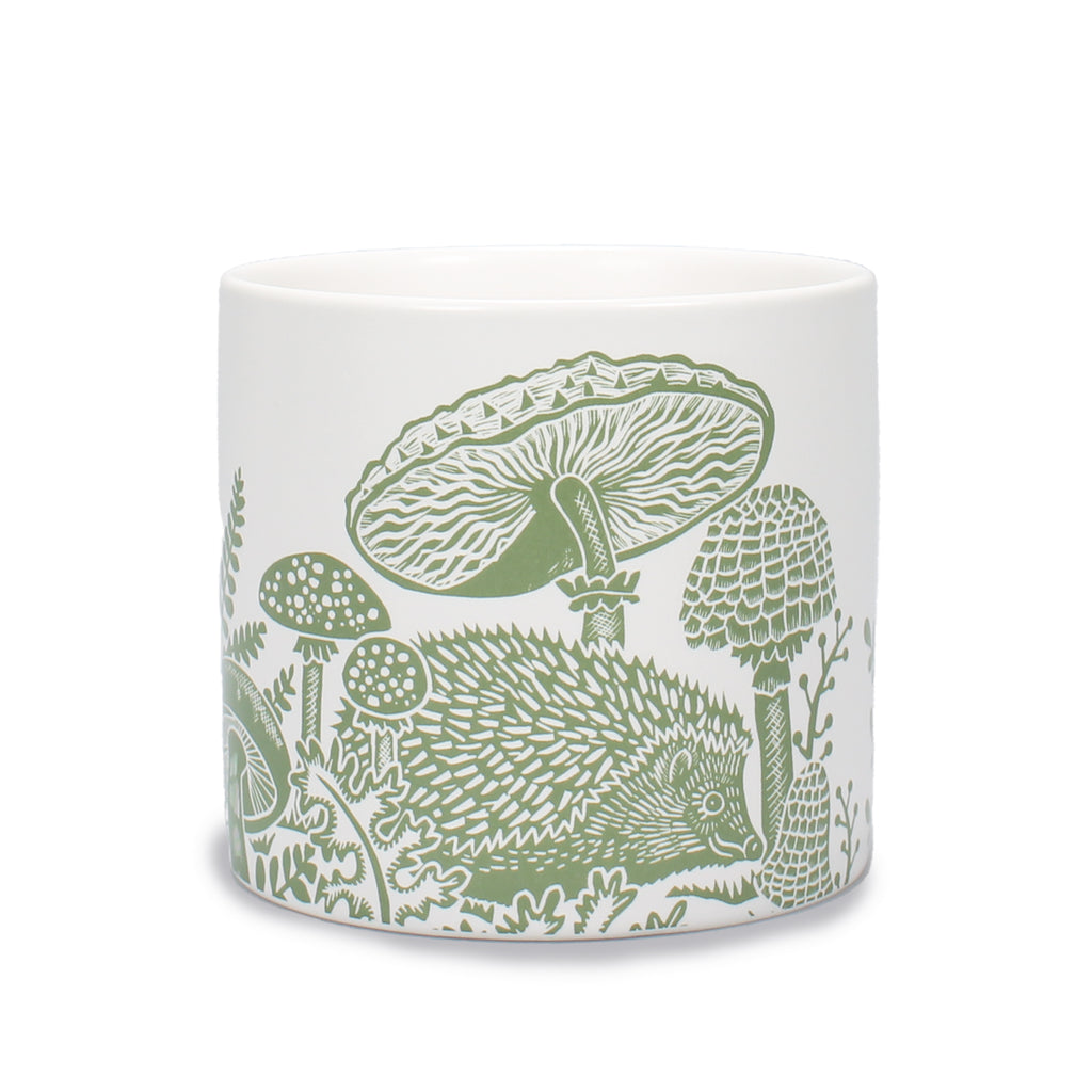 Kate Heiss Ceramic Pot Woodland Green