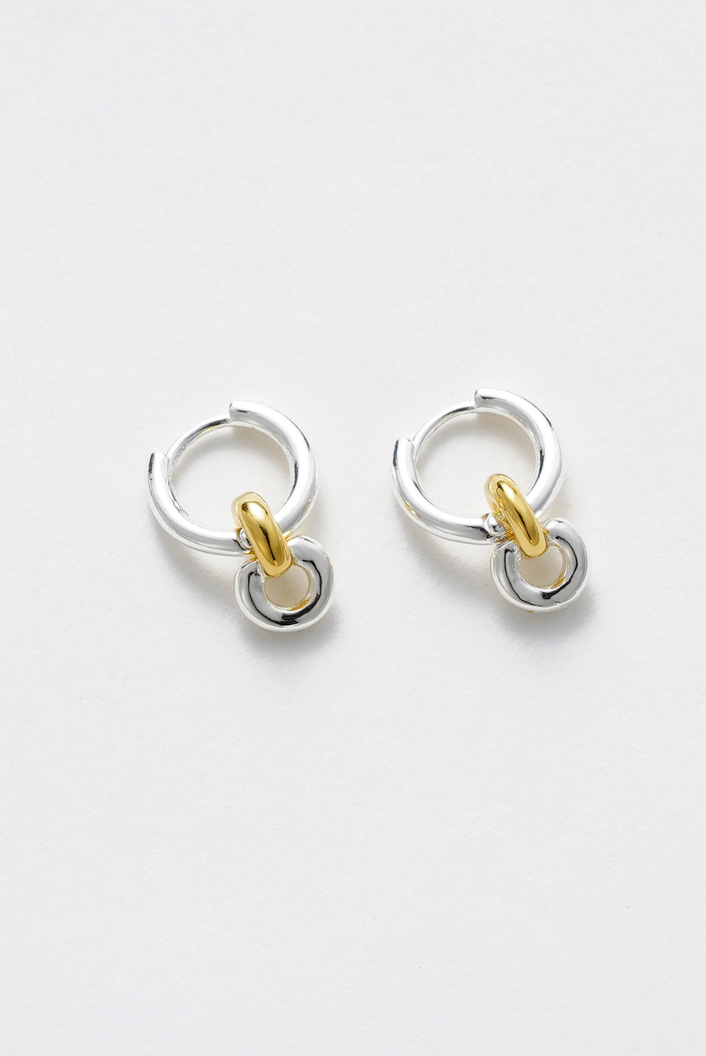 Daisy Gold Silver Earring