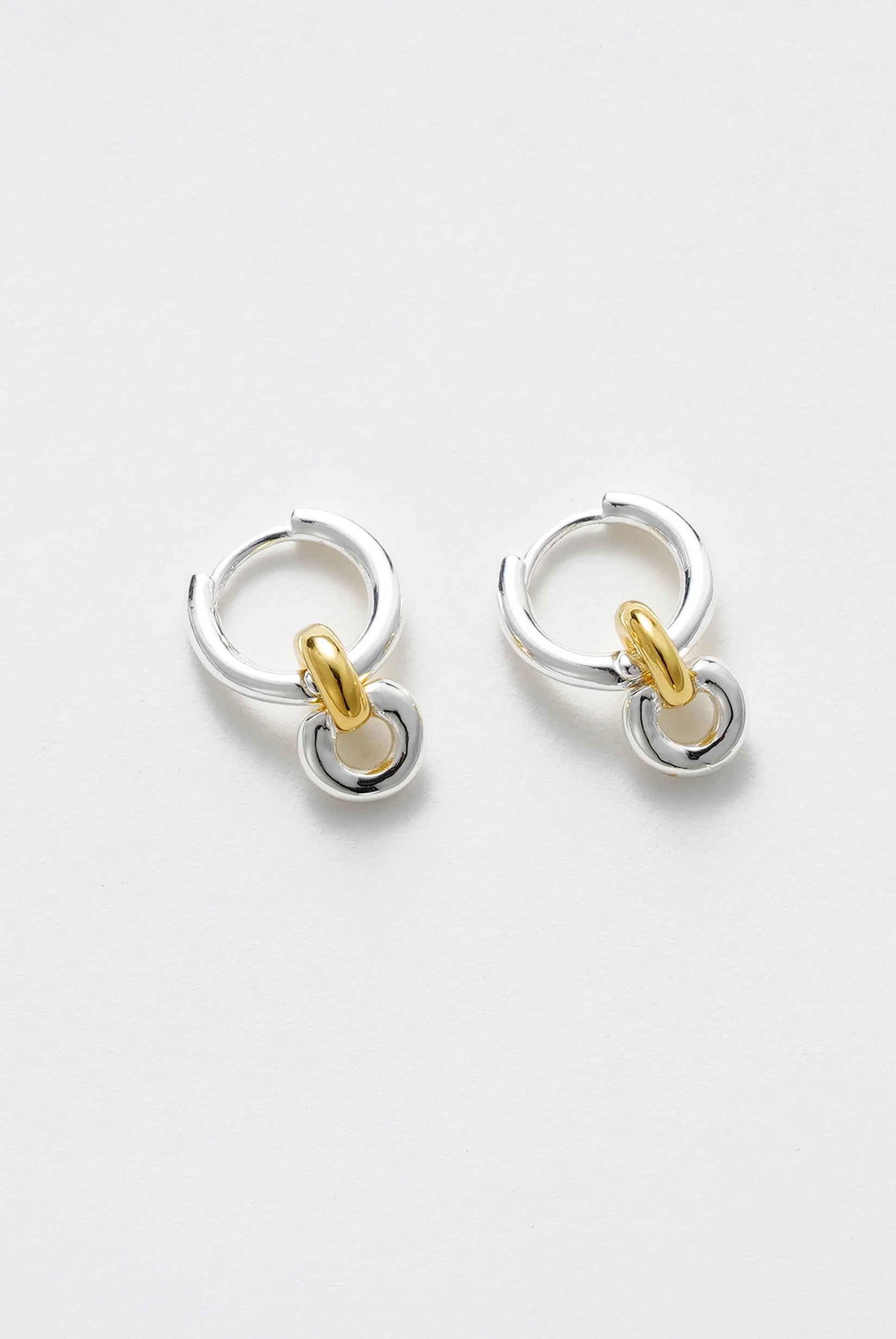 Daisy Gold Silver Earring