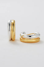 Luna Hoop Gold Silver Earring