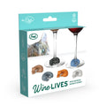 Fred Wine Lives 6 Cat Wine Markers