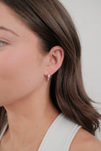 Eloise Silver Hoop