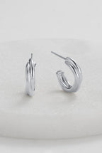Eloise Silver Hoop