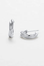 Eloise Silver Hoop