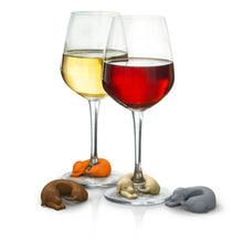 Load image into Gallery viewer, Fred Wine Dogs 6 Dog Drink Markers